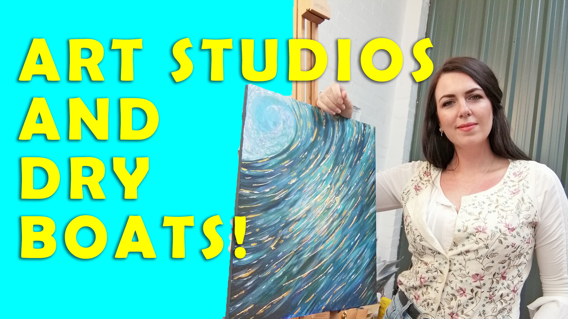 Ep 35: Art Studios and DRY canal boats!